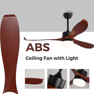 Ventilateur de plafond d'intérieur avec télécommande, moteur DC, 5 vitesses, 56 pouces, style nordique, avec lumière - Product Image 4