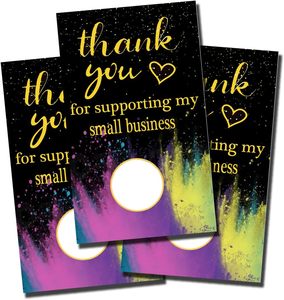 Scratch Off Cảm ơn bạn giấy chứng nhận lòng trung thành thẻ trống cho nhà hàng kinh doanh nhỏ Spa Beauty Makeup Hair Salon - Product Image 1