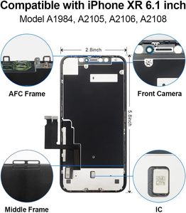 Écran LCD de remplacement Boston pour XR 6,1 pouces avec 3D Touch Full HD et numériseur pour modèles A1984/A2105/A2106/A2108, étanche, garantie 1 an - Product Image 3