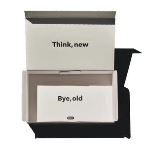 Embalaje de papel de cartón corrugado personalizado, tira de rasgado impresa, envío postal autosellante, caja de regalo con logotipo - Product Image 5