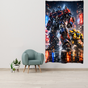Derniers modèles de tapisseries imprimées UV <span class=keywords><strong>Optimus</strong></span> <span class=keywords><strong>Prime</strong></span> <span class=keywords><strong>Bumblebee</strong></span> Soundwave - Product Image 2