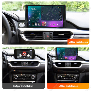 MEKEDE-Ventilador de refrigeración para coche, dispositivo con pantalla táctil, navegación GPS, 4G LTE, wifi, para <span class=keywords><strong>Mazda</strong></span> <span class=keywords><strong>6</strong></span> III 3 GJ <span class=keywords><strong>GL</strong></span> 2015 - <span class=keywords><strong>2018</strong></span> BT - Product Image 6