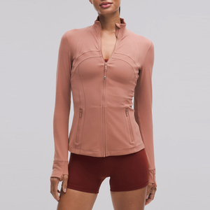 Women Sports <b>Yoga</b> <b>Jacket</b> High Quality Lightweight Knitted Breathable for Gym Training and <b>Yoga</b> for Sale - Product Image 1