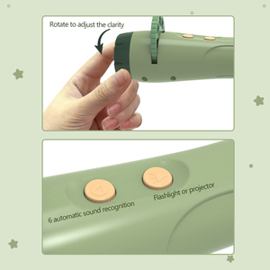 Bé Mầm Non Đồ Chơi Học Tập 6 Slide Discs <span class=keywords><strong>Torch</strong></span> Chiếu Đèn Pin Chiếu Với Âm Thanh Và Reel Tùy Chỉnh - Product Image 4