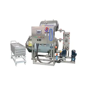 Fully automatic canned coffee milk beverage horizontal continuous food sterilization tunnel line