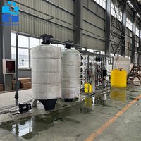 Système de traitement d'eau par osmose inverse (RO) centralisé commercial pour l'eau potable publique des écoles, hôpitaux et hôtels, 10 tonnes/heure