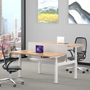 Lên và xuống bàn điện ba phần bốn động cơ đôi bàn ngồi bốn động cơ điều chỉnh chiều cao Máy Trạm - Product Image 2