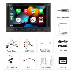 Lettore Multimediale per Auto da 7 Pollici per PEUGEOT 3008 5008 Partner CITROEN Berlingo 2010-2016 con Carplay, Android Auto, Mirror Link, WIFI - Product Image 6