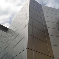 Paneles ACM/ACP de 4 mm, Revestimiento de Aluminio Personalizado de Foshan, Panel Compuesto de Aluminio con Espejo Bronceado para Construcción