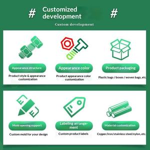 Tornillos de máquina ultrafinos de cabeza plana grande con cabeza cruzada de acero inoxidable chapado en zinc-níquel negro CM, métricos M5 M6 - Product Image 5