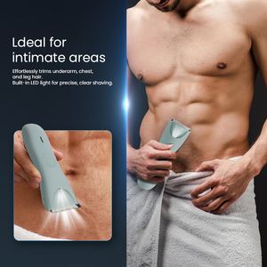 Rasoio Elettrico Professionale Pritech per Uomo, Ricaricabile, Lavabile, con Lama in Ceramica per Peli Pubici e del Corpo - Product Image 5