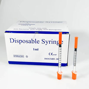 Vendita Diretta dalla Fabbrica Siringhe Monouso 1ml 30G*8mm 30G*13mm 0.5ml 31G*8mm per Uso Veterinario - Product Image 1