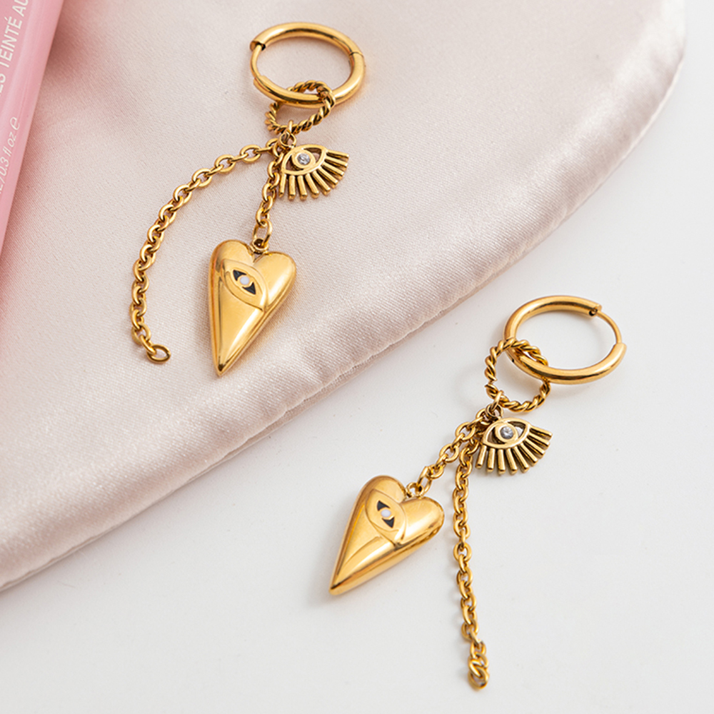 earrings tassel earrings 18k gold plated