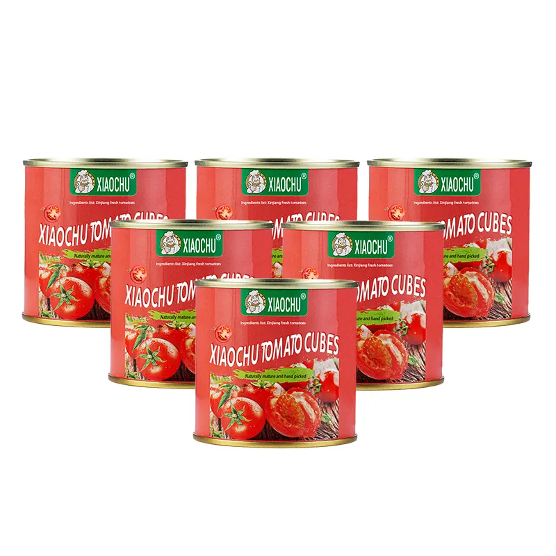 Made in china 252g 400g Canned Chopped Tomato