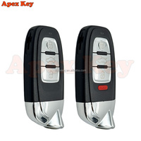 Carcasas de llave de coche al por mayor de alta calidad, 3/4 botones, compatibles con Lamborghini