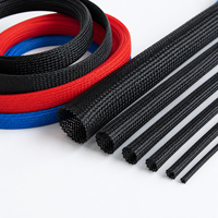 Funda Protectora de Cables Expandible de PET Trenzado Industrial