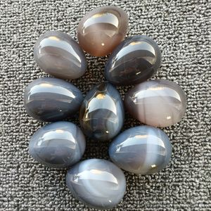 2026 Edelsteine Günstige Eier für <span class=keywords><strong>Kegel</strong></span>-Übungen Jade-Set Natürlicher Achat Grauer Achat-Ei Souvenirs Geschenk - Product Image 2