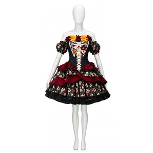 Halloween Echo Damen Polyester Cosplay Kostüm-Set Chinesisch-Inspiriertes Blutiges Kleid - Product Image 4