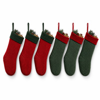 Chaussettes de Noël fantaisie grande capacité de 46 cm, motif jacquard imprimé, chaussettes décontractées pour hommes, cadeau de vacances, OEM