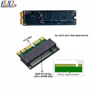 12 + 16Pin интерфейс к M.2 NGFF ключ-M PCI-E NVME SSD адаптер карты для 2013 2014 2015 2016 2017 MacLaptop Air Pro в наличии - Product Image 1