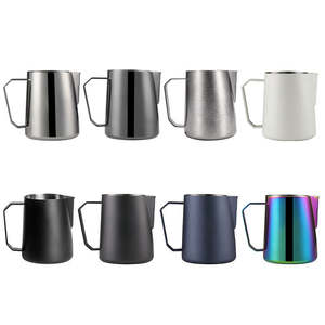 Jarra para Espumar Leche de Acero Inoxidable de 350 ml y 600 ml, Ecológica, Duradera, para Café, Espresso, Herramientas de Barista - Product Image 6