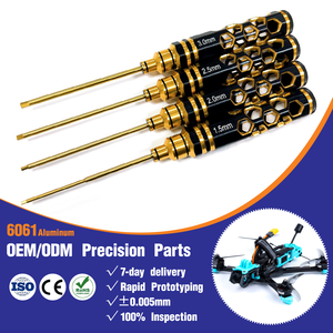 Juego de Destornilladores Hexagonales RC de 1.5mm 2.0mm 2.5mm 3.0mm, Kit de Llaves Allen para Reparación y Mantenimiento de Autos, Barcos, Helicópteros y Drones RC - Product Image 1