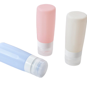 Hot Sale Rectangular Silicone Travel Bottles for Toiletries Leak Proof Squeezable Silicone Toiletry Containers for <b>Shampoo</b> - Product Image 2