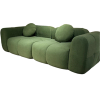 Komprimiertes 2-Sitzer-Sofa im nordischen Chenille-Stil, vakuumkomprimiert, hochdichter Schaumstoff, versandkostensparend, Großhandel, Exportsofa