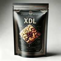 Op maat gemaakte bedrukte hersluitbare voedselverpakkingen staande pouches gedroogde vruchten snacks zip bags zelfdichtende aluminiumfolie zakken