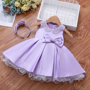 Commercio all'ingrosso baby girl battesimo del <span class=keywords><strong>vestito</strong></span> del capretto del <span class=keywords><strong>vestito</strong></span> dell'abito di sfera comunione <span class=keywords><strong>bianco</strong></span> - Product Image 6