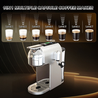 Machine à café expresso semi-automatique intelligente, machine à café multi-capsules, cafetière k-cup