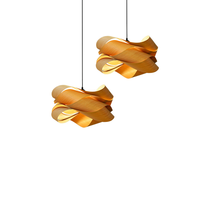 Chinois Creative Bois En Cuir Pendentif Lampes Salon Chambre Restaurant Inn Allée Moderne Simple Lustre Décoratif