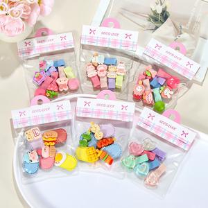 New Bagged BB Cute Dopamine High-end Exquisite Side Bangs Clip for Girls Children <b>Hair</b> Accessories Rope Loop - Product Image 1
