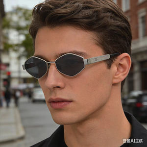 Fashion Designer Shades Sunglasses for Men Women Custom Polarized UV400 <strong>Tac</strong> Lenses Light Weight Gold Clear Metal Frame - Product Image 3
