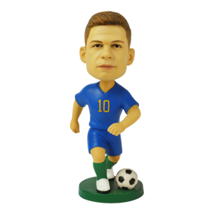 تماثيل بوبلهيد مخصصة بالجملة لنجوم كرة القدم رقم 7 من الراتنج، زينة لاعب كرة القدم للمنزل والسيارة وهدايا - Product Image 5