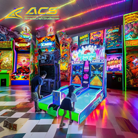 Table de jeu vidéo en métal ACS Games Source Factory pour 2 joueurs, multifonctionnelle, bowling et jeux d'arcade, garantie 12 mois, utilisation en intérieur