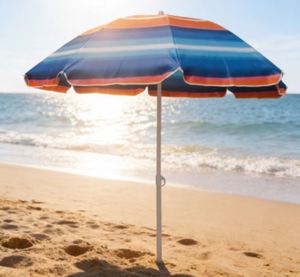 Promotion Large Luxury Chinese Sun <b>Umbrella</b> with Manual Control Straight Pattern Waterproof Base <b>for</b> Outdoor <b>Beach</b> Use Wholesale - Product Image 1