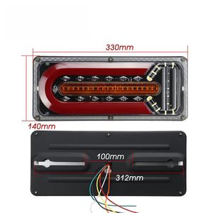 Nueva Luz Trasera para Camión DC9V-28V, LED Cuadrada Impermeable IP65 con Ajuste Universal, 900 Lúmenes, 3W para Camiones y Remolques - Product Image 4