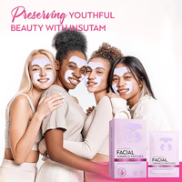 Patchs anti-rides en collagène OEM/ODM, 3 pièces/boîte, masque facial liftant de nuit pour le front, anti-âge, pour femmes, soin du visage