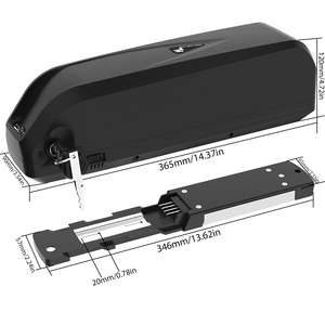 แบตเตอรี่จักรยานไฟฟ้าลิเธียมไอออน 48V20Ah 13S4P แบบ Down Tube Hailong พร้อม BMS 40A และที่ชาร์จ 4A กำลังไฟ 500-1500W สำหรับมอเตอร์ Bafang มีสินค้าใน EU - Product Image 3