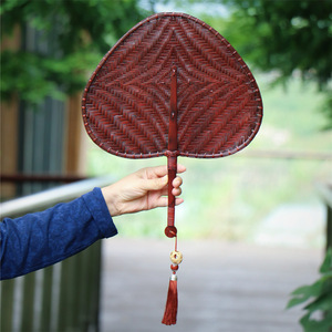 Bamboo Woven Fan Handmade Antique Chinese Style Fan Art Collectible Bamboo Craft - Product Image 2