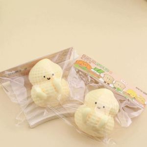 TPR Slow-Rise Realistic Peanut Squishy Fidget <b>Toy</b> - Lifelike Design for <b>Desk</b> Stress Relief & Office Decor Slow Rising <b>Toys</b> - Product Image 5