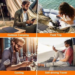 แผงโซลาร์เซลล์พับได้แบบพกพา BSCI Solar Mono Crystalline 56w สำหรับชาร์จโทรศัพท์ผ่านพอร์ต USB พร้อมไฟส่องสว่างในตัว - Product Image 6