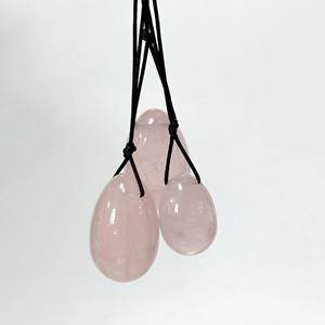 Huevos de Jade Natural de Alta Calidad al por Mayor, Cristal de Amatista, Cuarzo Rosa, Masajeador de Energía, Huevo Yoni de Cristal para Regalo - Product Image 6