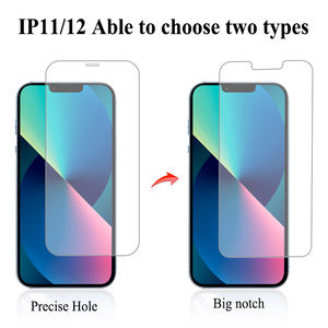 Protector de pantalla de vidrio templado mate para <span class=keywords><strong>iPhone</strong></span> <span class=keywords><strong>14</strong></span> Pro Max 6,1 6,7 11 12 <span class=keywords><strong>13</strong></span> Plus, paquete de 3 unidades - Product Image 6