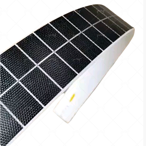 Panneau solaire monocristallin Sunfield ETFE en forme de bande étroite, mince, 15W 18V, enroulable, semi-flexible, panneau solaire 12V, 1000*88*2mm - Product Image 1