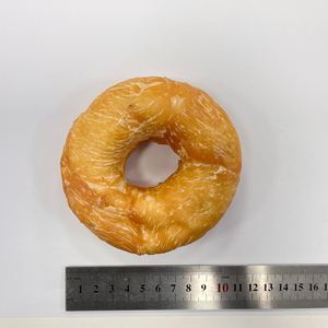 Friandises pour chiens OEM : Donuts à la viande de poulet enveloppés de peau de bœuf, à haute teneur en protéines, pour toutes les générations, 200g - Product Image 2