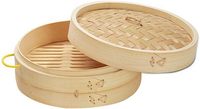 Couvercle de panier vapeur en bambou fait à la main pour la nourriture chinoise Logo personnalisable pour les boulettes de légumes poisson viande vapeur cuisson des aliments