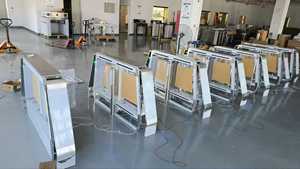 Nhiệm vụ nặng nề cho người đi bộ kiểm soát truy cập thép không gỉ Tự động Swing Gate cho Train trạm - Product Image 2