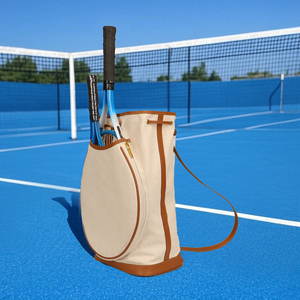 <span class=keywords><strong>Borsa</strong></span> da <span class=keywords><strong>Tennis</strong></span> Vintage zaino da <span class=keywords><strong>Tennis</strong></span> portatile Retro <span class=keywords><strong>racchetta</strong></span> da <span class=keywords><strong>Tennis</strong></span> - Product Image 4